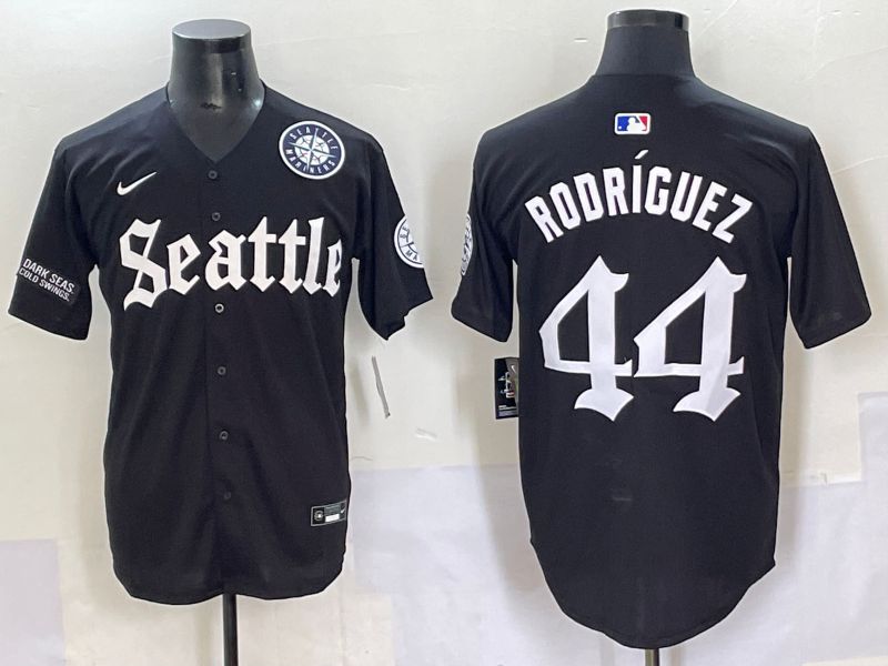 Men 2025 Seattle Mariners #44 Rodriguez Five generations Joint Name Nike MLB Jersey style 14